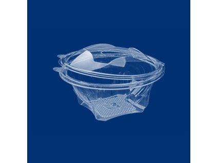 48105 miska s integrovanym vickem pet 1000ml 190mm 50ks