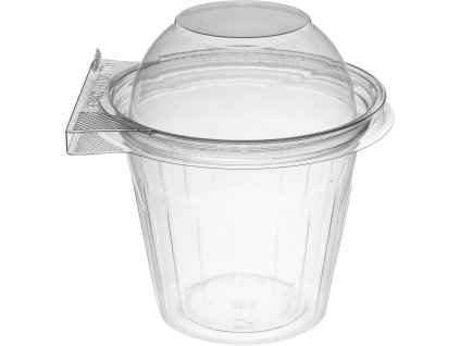 49041 miska s integrovanym vikem r pet 350ml 110mm 600ks