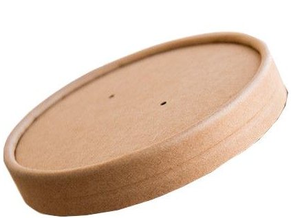 Víčko na misku papírové kulaté Ø97mm 25ks