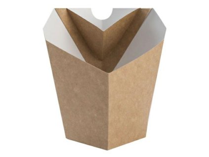 49821 papirovy box na hranolky s prihradkou na dip tng 150 55 55mm 100ks