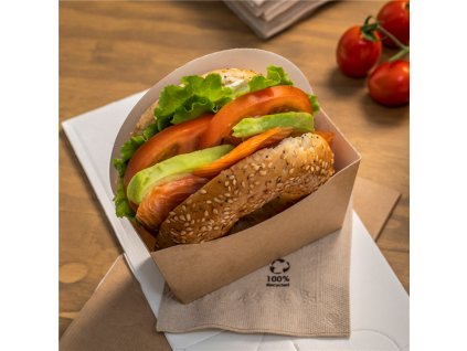 49857 kapsa papirova na bagel kraft garciadepou 120 120 45mm 100ks