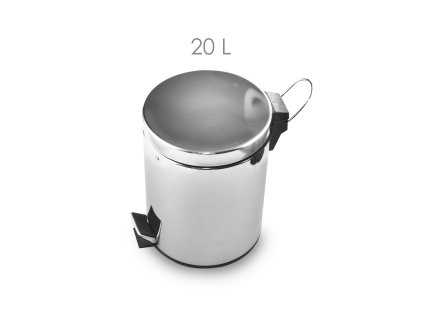 52683 odpadkovy kos nerez naslapny 20 l