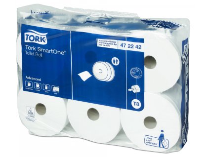 52824 tork 472242 smartone toaletni papir t8 6 rl 2 vrst 207 m 1150 utr rl karton