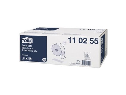 53463 tork 110255 mini jumbo toaletni papir t2 3vr 12 x 120m karton