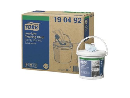 53472 tork 190492 low lint cistici uterky v prenosnem kbeliku w10 netkana text 200utr 4 kusy karton