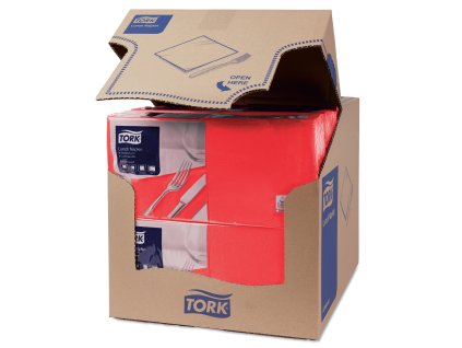 53607 tork 477210 ubrousek cervena 2 vr obed 10 x 200 ks karton