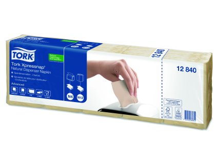 53658 tork 12840 xpressnap natural ubrousky do zasobniku n4 8 x 1125 ks 1 vr karton