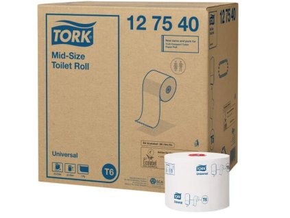 53667 tork 127540 mid size toaletni papir t6 1vr 135m karton