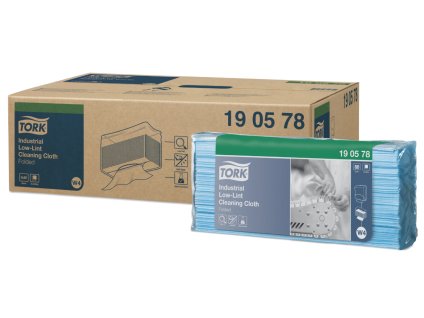 53829 tork 190578 prumyslova low lint cistici uterka w4 netkana text 1vr 5x 80utr karton