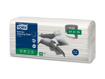 53994 tork 473179 tork skladana kuchynska uterka na cisteni w4 netkana text bile 4x 75 utr karton