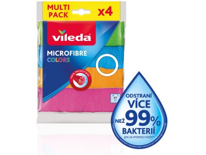 Vileda Colors mikrohadřík na úklid, 4 ks