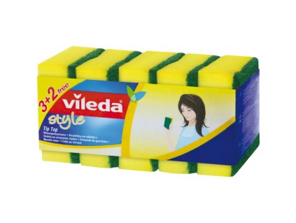 Vileda Tip Top houbička na nádobí, 5 ks