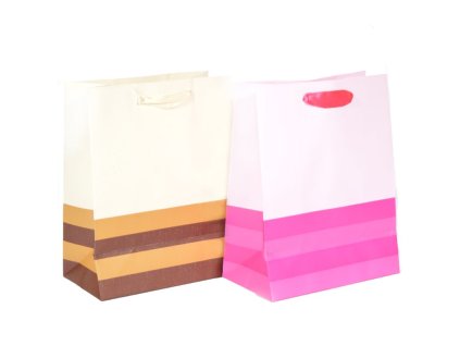 55242 darkova taska pruhy 26x32x12 12ks