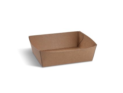 56223 miska papirova kraft nepromastitelna 16 5x9x6cm 1000ml 100ks