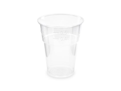 Kelímek PLA BIO čirý Ø102mm 0,5L 10ks