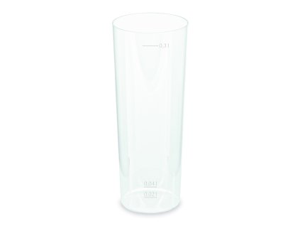 Kelímek vratný PP Longdrink Ø59mm 2cl/0,3L 10ks