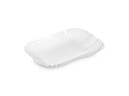 91161 papirova miska hranata bila nepromastitelna 17 5x13x3cm 250ks