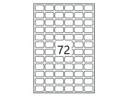 93116 print etikety 14x9mm 15 listu a6