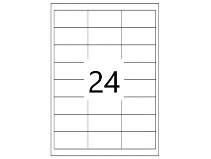 93248 samolepici etikety 66x33 8mm 100 listu a4