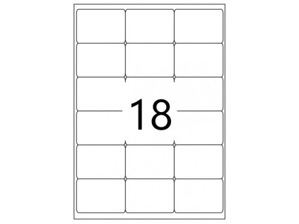 93251 samolepici etikety 68x46 8mm 100 listu a4