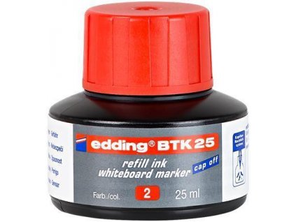 Náplň do popisovače na bílou tabuli a flipchart "BTK 25", červená, EDDING