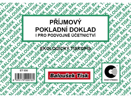 Příjmový pok.dok. i pro pod.úč. A6