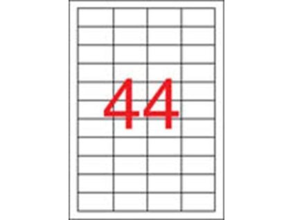 Etiketa, ILC, 48,5 x25,4 mm, čtyřřadé, 1100 ks/bal., APLI