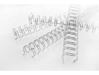 Hřbet "WireBind", bílá, kovový, 3:1, 11 mm, 100 listů, GBC