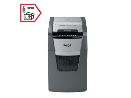 Skartovací stroj "Optimum AutoFeed+ 130 Pro P5", křížový mikro řez, 130 listů, REXEL