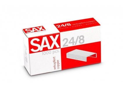 Drátky do sešívaček, 24/8, měděné, SAX