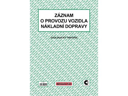 Záz. o prov.voz. nák. dop. A4 stazka