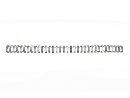 Hřbet "WireBind", černá, kovový, 3:1, 11 mm, 100 listů, GBC