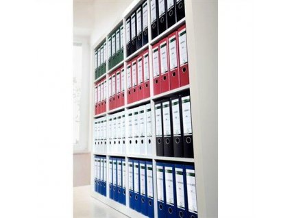 Pákový pořadač "180°", černá, 80 mm, A4, PP/karton, se spodním kováním, LEITZ