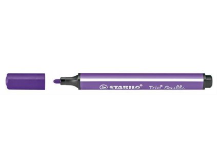 Fix "Trio Scribbi", fialová, odpružený hrot, 1,5-2mm, STABILO