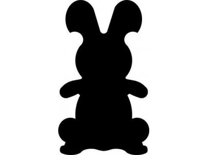 Ozdobná děrovačka, 25 mm, králík