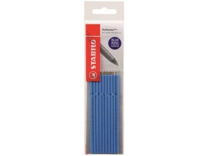 Náplň do kuličkového pera "Performer+", 0,38 mm, modrá, STABILO