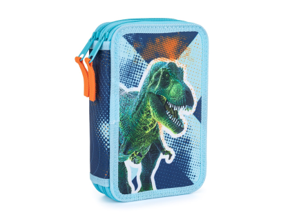 Penál 2 p. prázdný Premium Dinosaurus