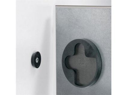 Magnetická skleněná tabule "Artverum®", tmavě šedá, 480x480x15 mm, SIGEL