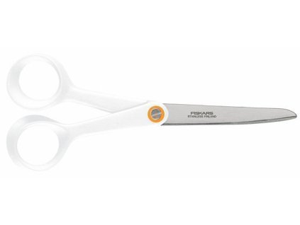 Nůžky na papír, 17 cm, FISKARS "Functional Form", bílé
