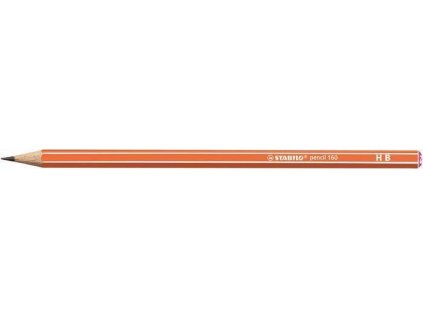 Grafitová tužka "Pencil 160", oranžová, HB, šestihranná, STABILO