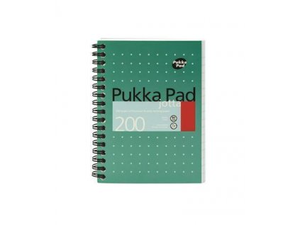 Blok "Metallic Jotta", A6, linkovaný, 100 listů, spirálová vazba, PUKKA PAD
