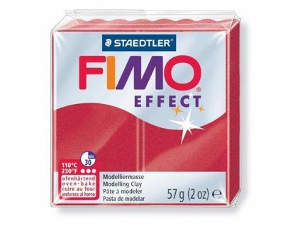 FIMO® effect 8020 metalická rubínová