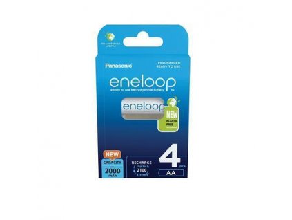 Dobíjecí baterie "Eneloop", AA, 4 x 2000 mAh Ni-MH, PANASONIC