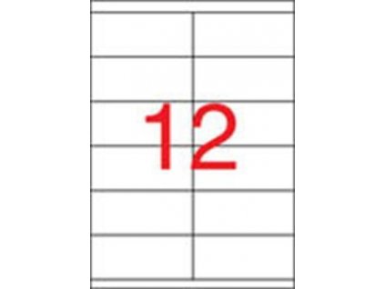 Etiketa, ILC, 105x48 mm, dvouřadé, 6500 ks/bal., APLI