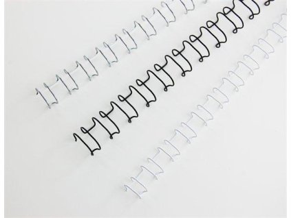Hřbet „MultiBind 21“, stříbrná, drátový, 12 mm, 130 listů, GBC