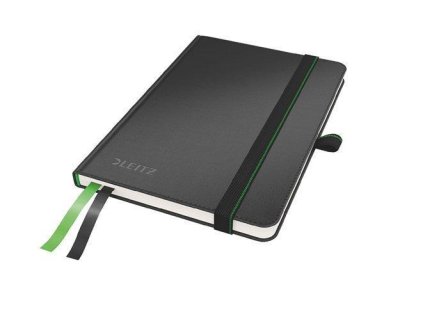 Zápisník "Complete", černá, linkovaný, A6, 80 listů, LEITZ