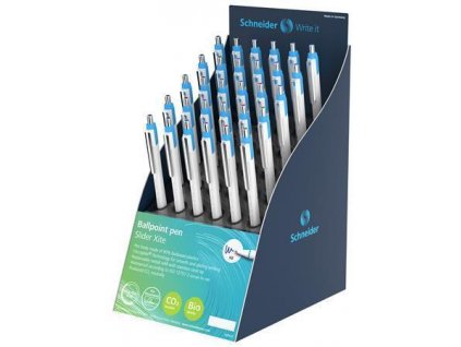 Kuličkové pero "Slider Xite", mix barev, 0,7 mm, displej, SCHNEIDER