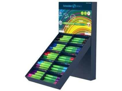 Liner a fix "Link-it", mix barev, spojitelné, displej, SCHNEIDER