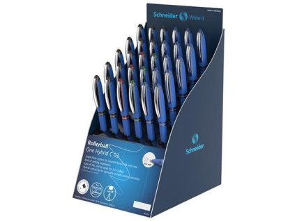 Roller "One Hybrid C 3.0", mix barev, 0,3 mm, displej, SCHNEIDER