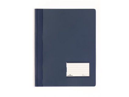 Desky s rychlovazačem "DURALUX", tmavě modrá, extra pevné, A4+, průsvitné, DURABLE 268007